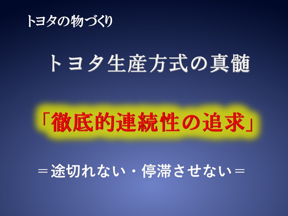 トヨタ生産方式 基礎研修 パワーポイント表紙